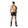 LEADER Short avec Zip Brut Noir